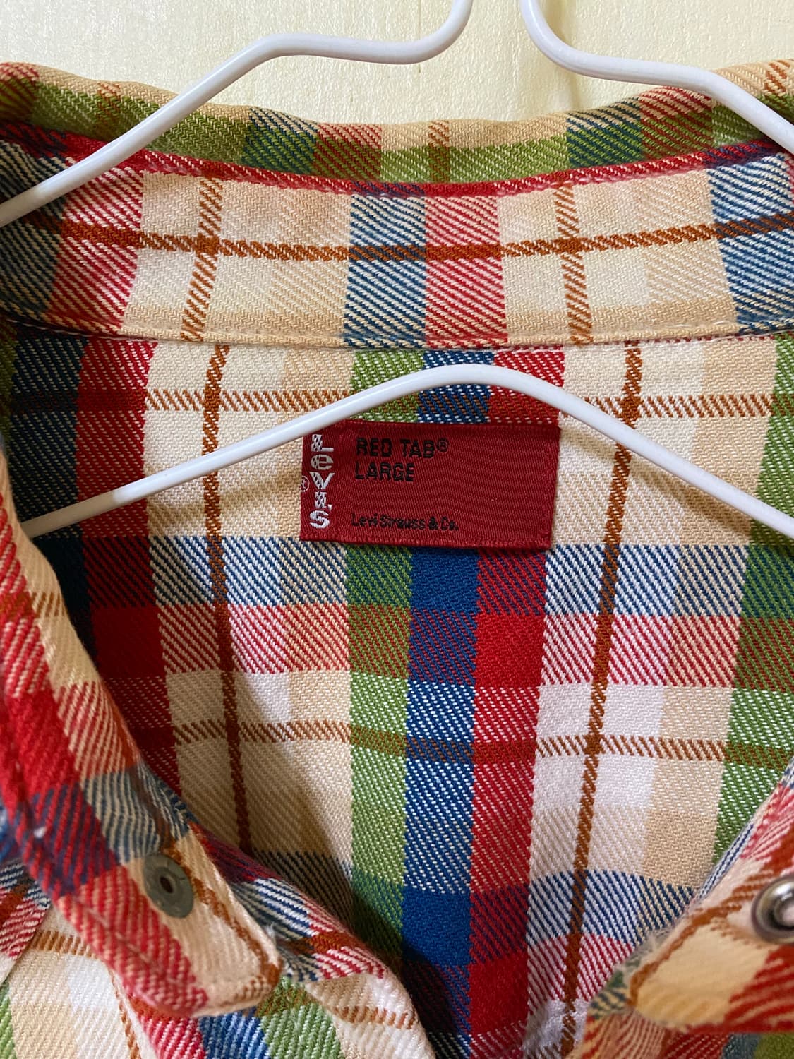 리바이스 플라넬 스냅 셔츠 상품이미지3