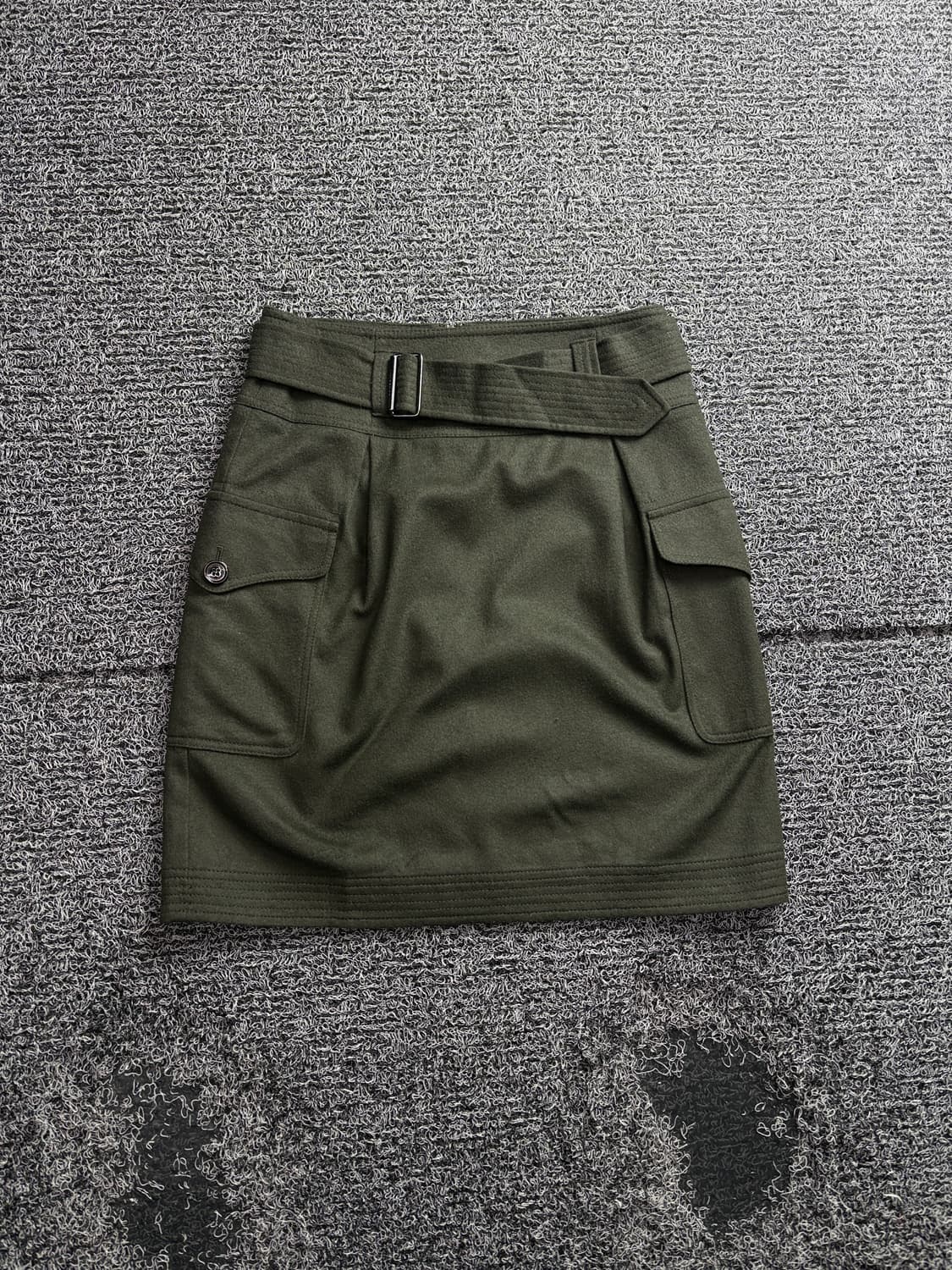 버버리 벨티드 y2K 사이드 포켓 스커트 3372 상품이미지2