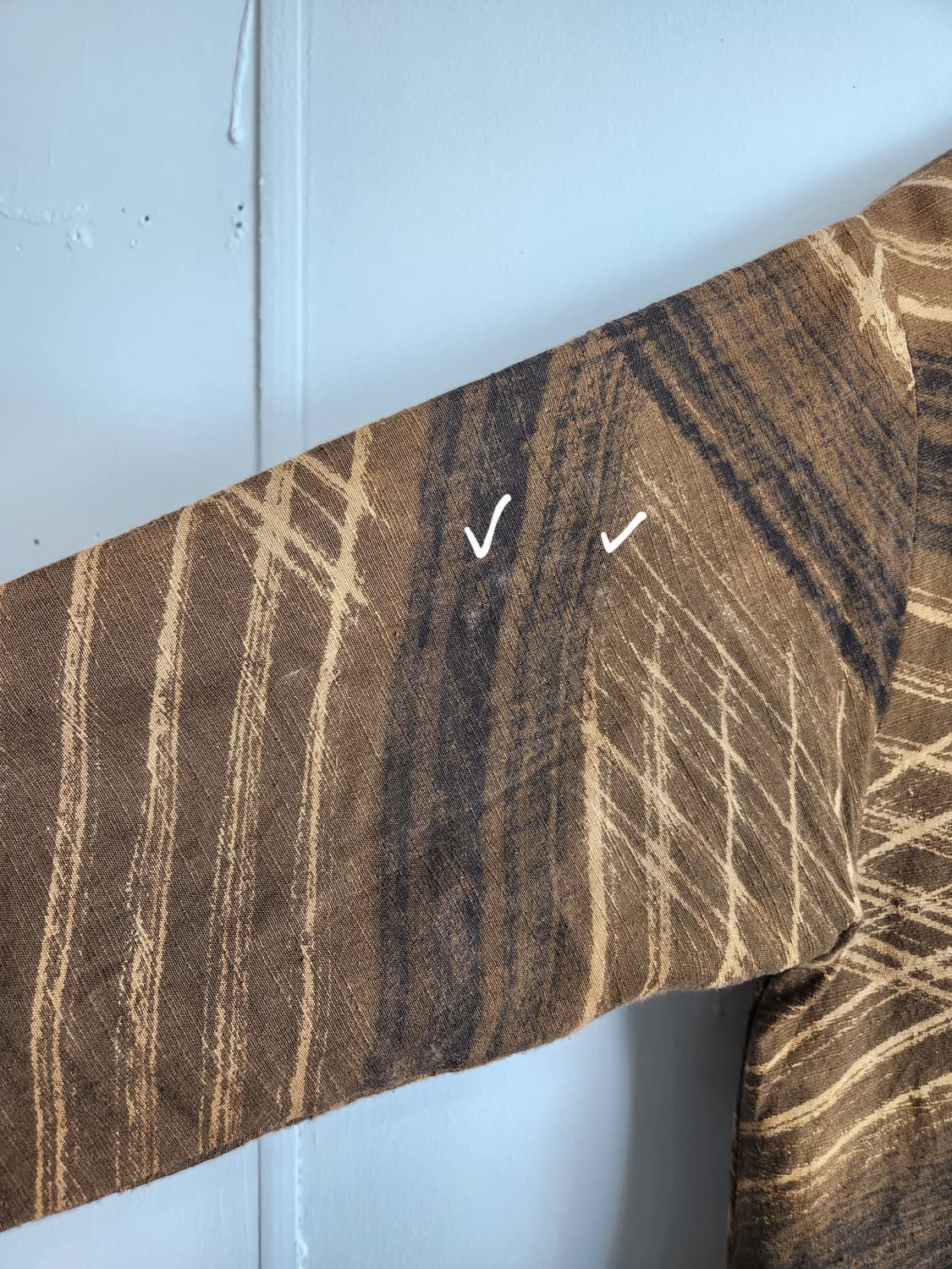 언발 패턴 롱 블라우스 상품이미지10