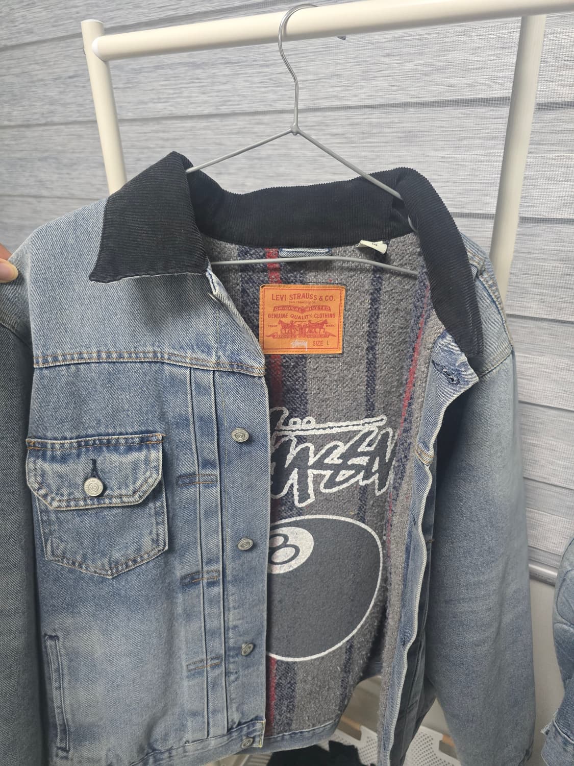 리바이스 스투시 트러커 자켓 L 상품이미지1