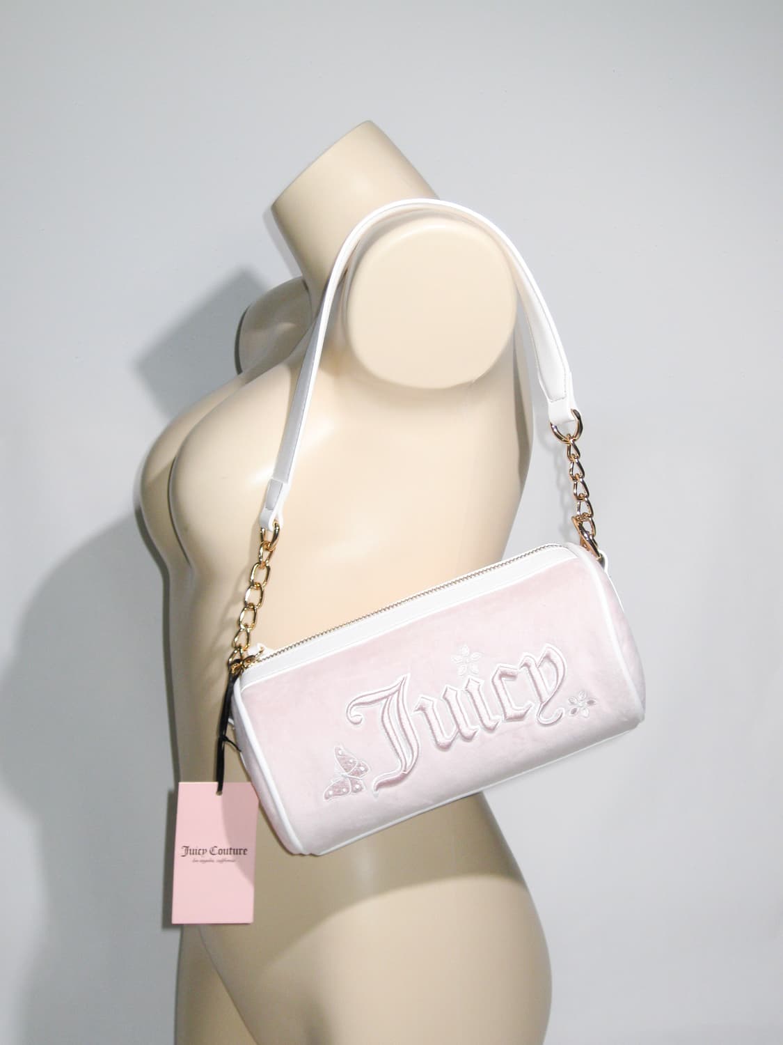 쥬시 꾸뛰르 라이트핑크 배럴백 상품이미지1