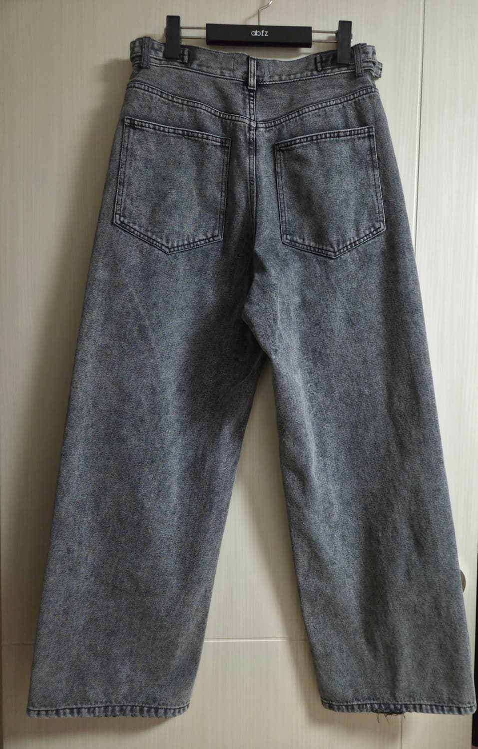 [2] 더블유워크샵 마블 코팅 데님 팬츠 상품이미지3