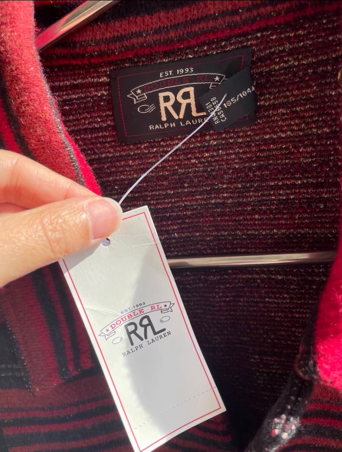 RRL 울블랜드 자카드 워크 셔츠 점퍼 XL 상품이미지4