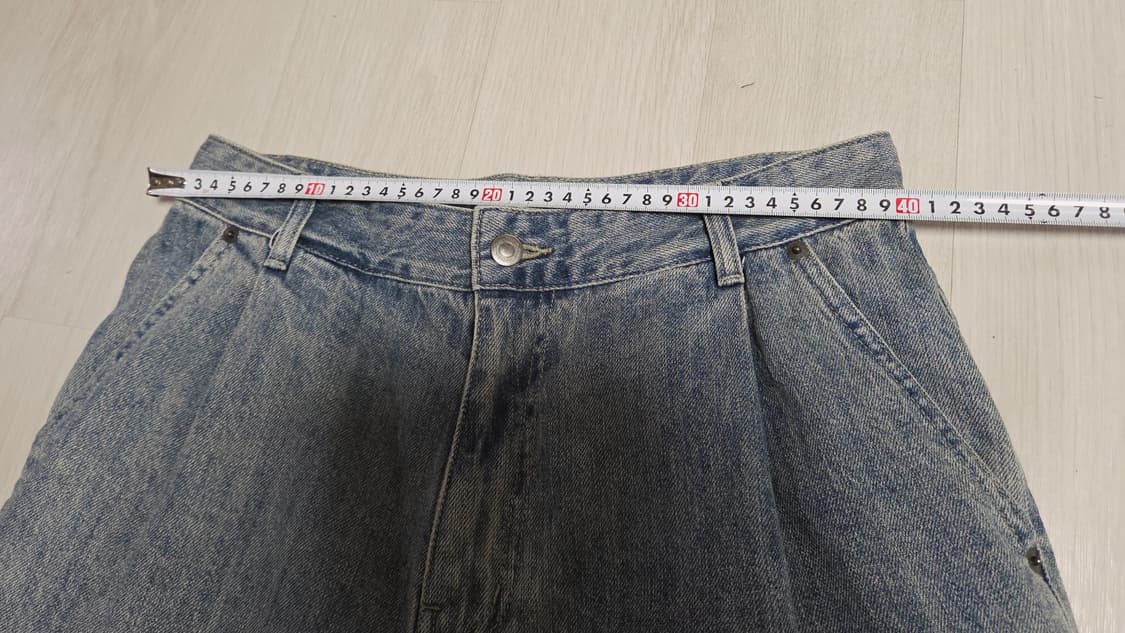 비긴202 원턱 와이드 카펜터 데님 팬츠 상품이미지5