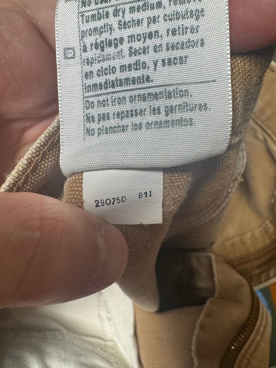 칼하트 싱글니 데미지 38 34 상품이미지5