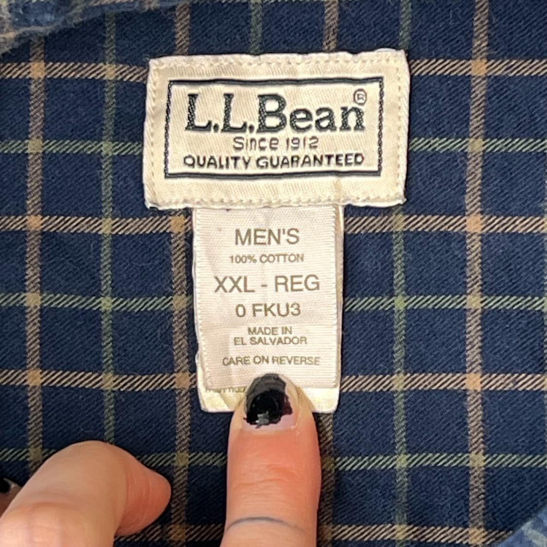엘엘빈 패턴 체크 셔츠 r1310 상품이미지6