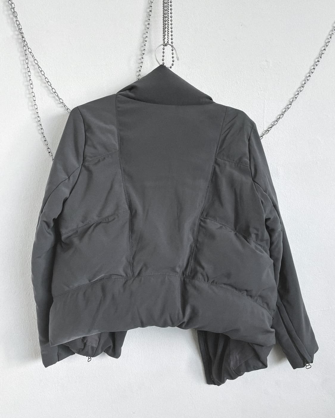 발망 JPN asymmetric 사선지퍼 하이넥 패딩 상품이미지4