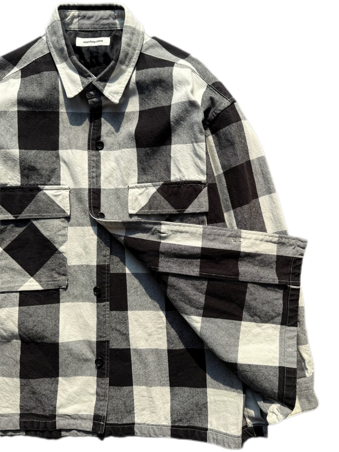 몽키타임 버팔로 체크 셔츠 XL 상품이미지3