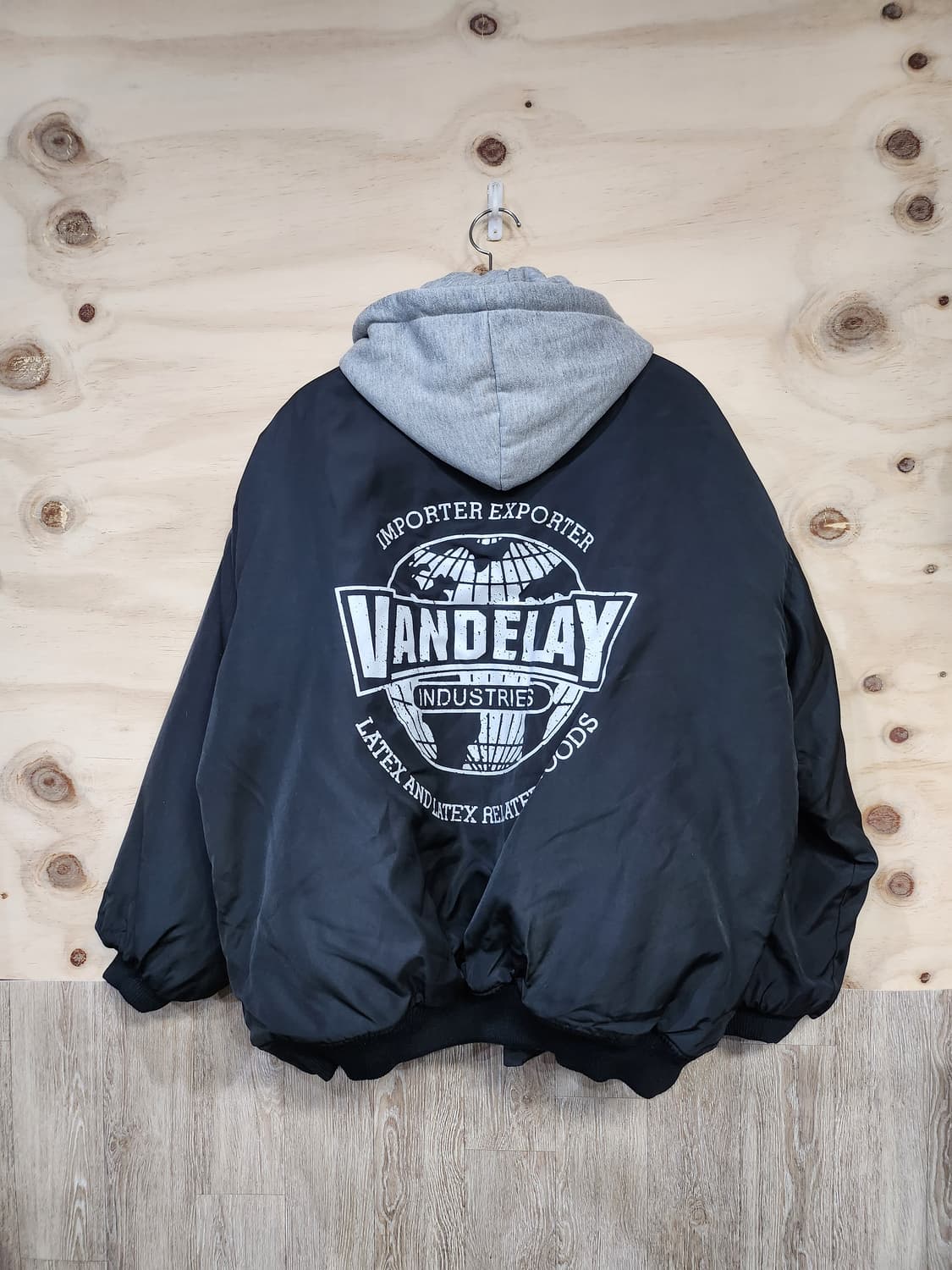 1066) 남성 누빔안감 후디 항공자켓 상품이미지2