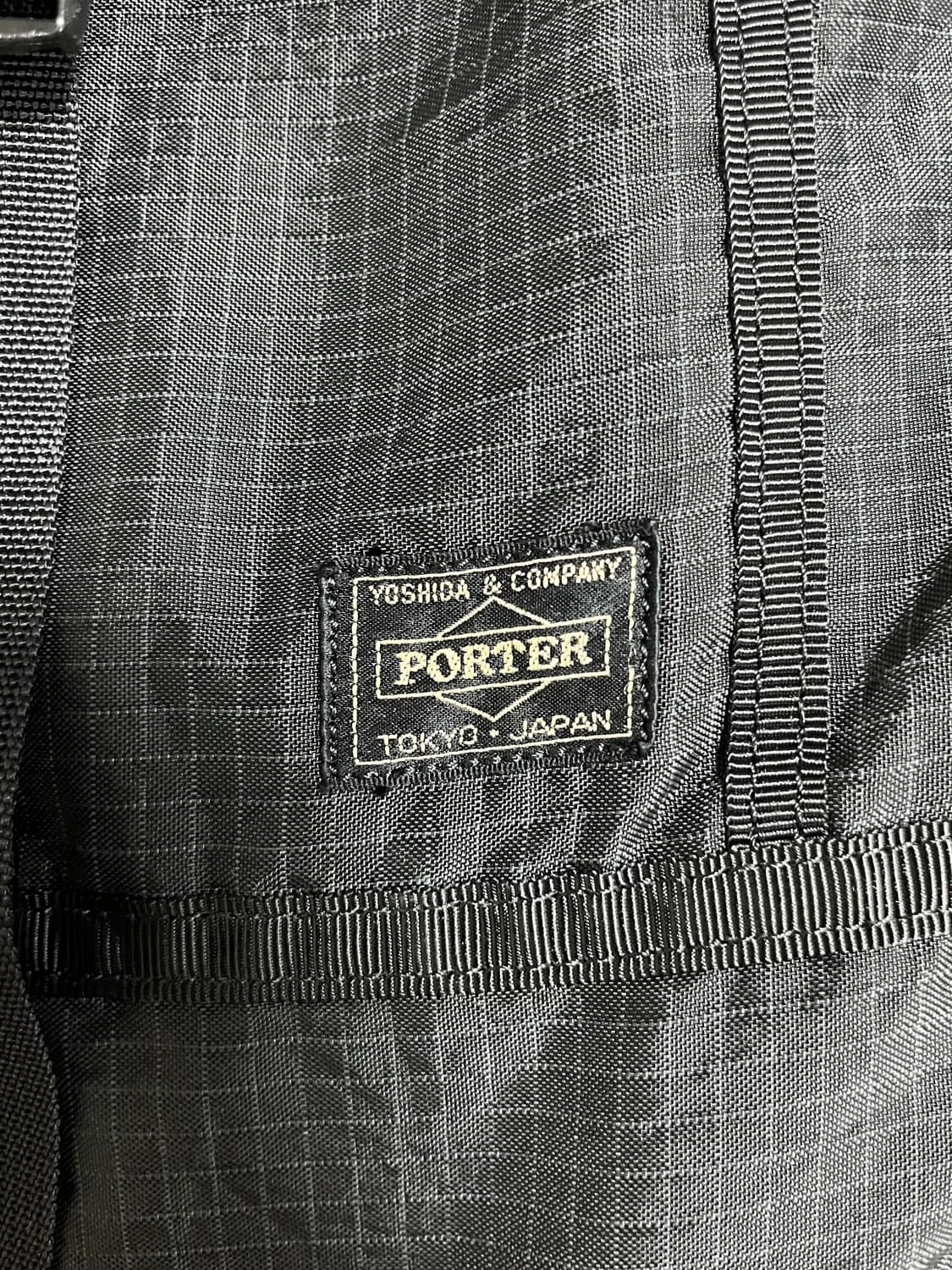 PORTER 요시다 포터 립스탑 나일론 럭색 백팩 블랙 상품이미지2