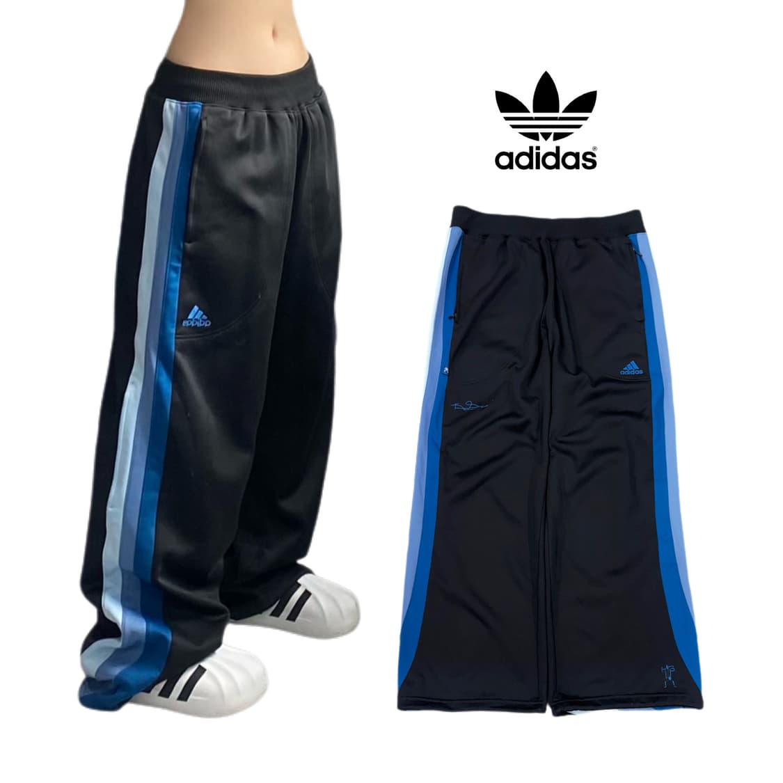 아디다스 00s 올드스쿨 검파 와이드 트랙팬츠 상품이미지1