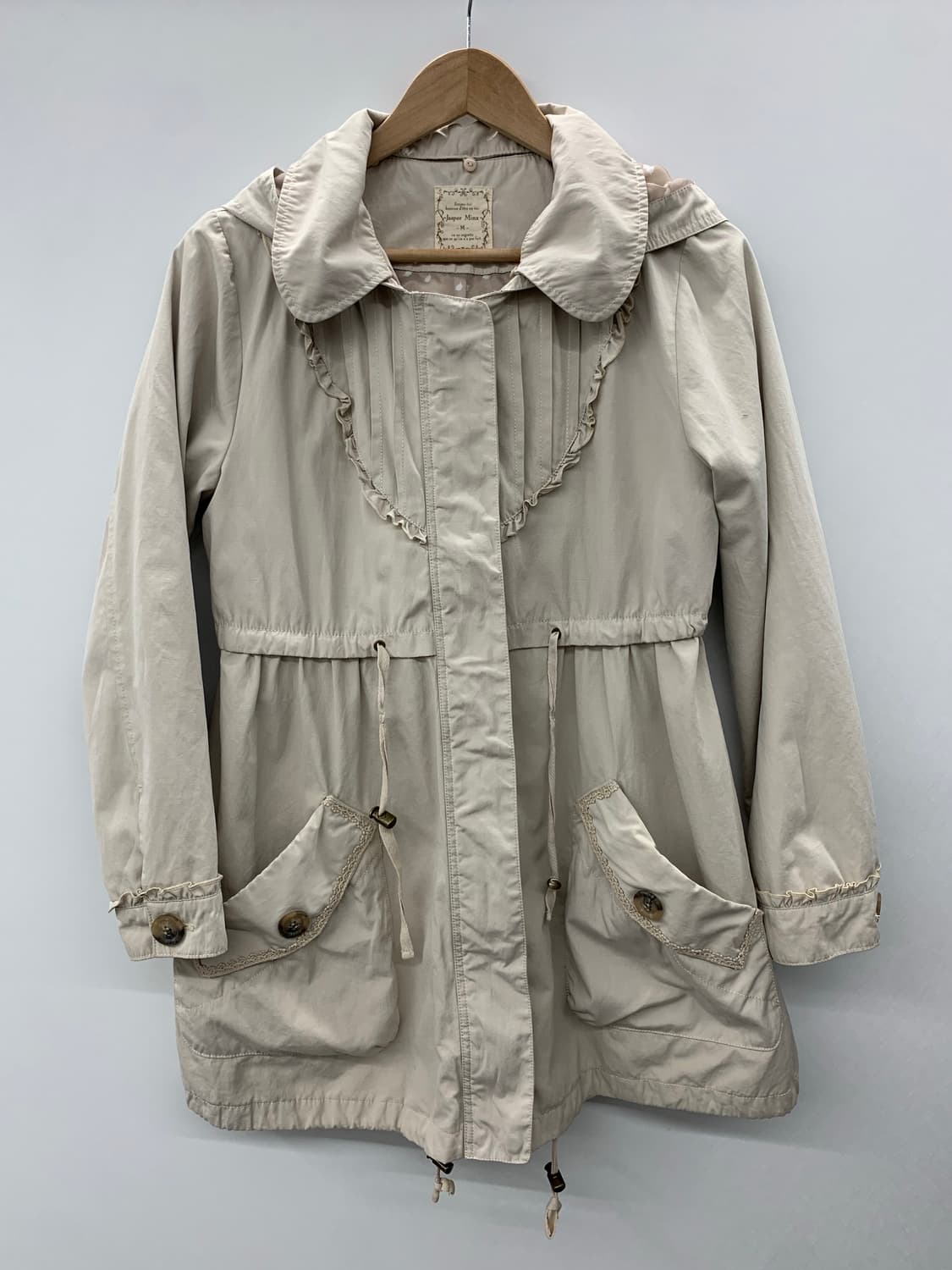 Jasperminx 러블리 프릴 코트 자켓 상품이미지4