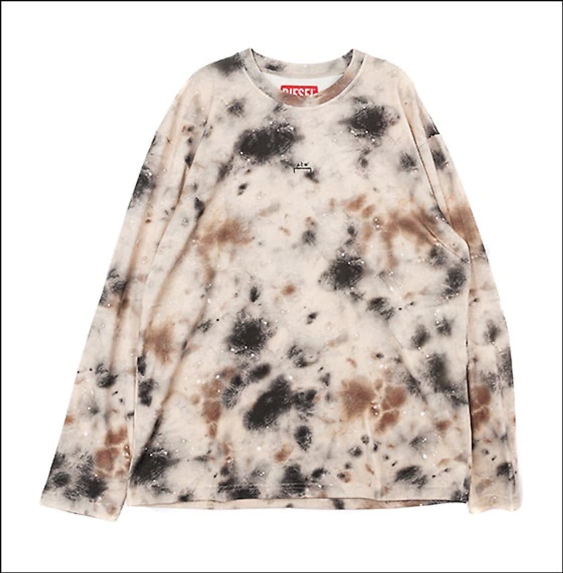 어콜드월 X 디젤 콜라보레이션 태그사틴 롱슬리브 브라운/ XL 상품이미지1