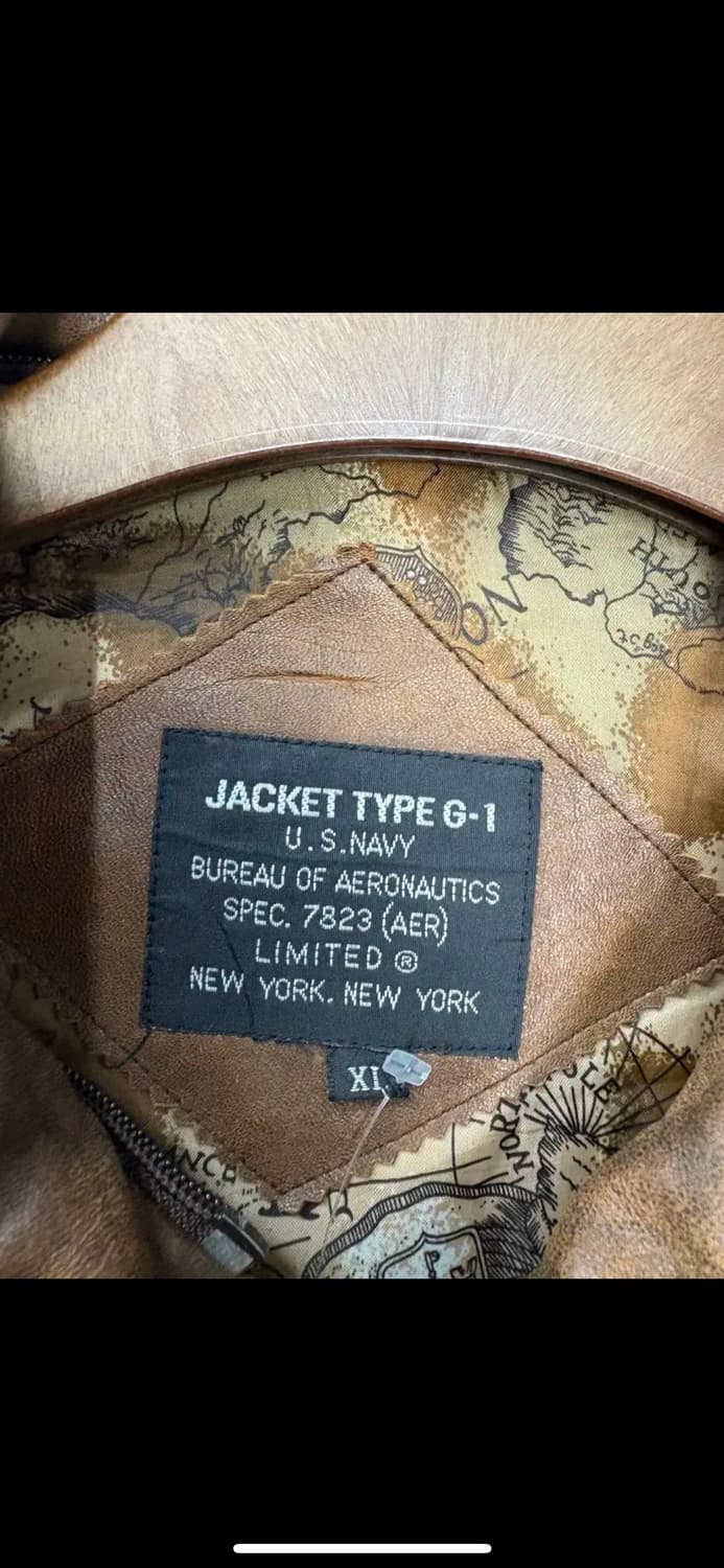 아비렉스 패치 디테일 가죽자켓 H1593 상품이미지7