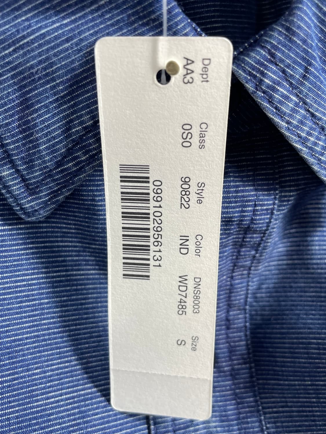 J.Crew 스트라이프 셔츠 블루 상품이미지3