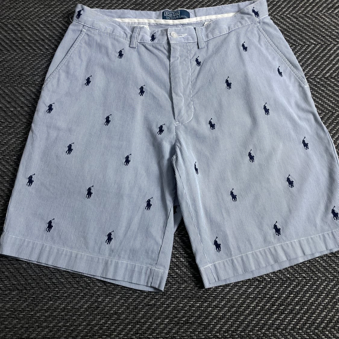 폴로 랄프로렌 시어서커 올 오버 포니 쇼츠y 3836 상품이미지2