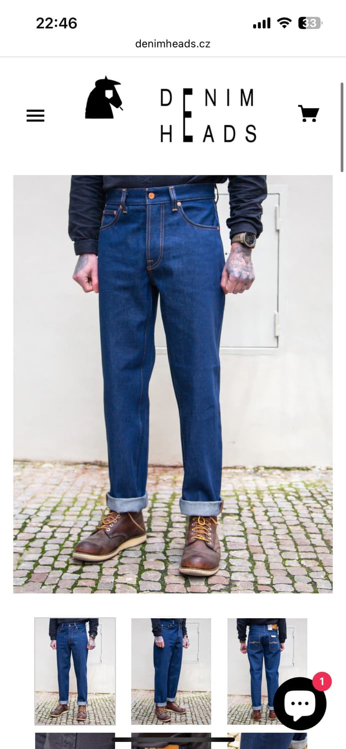 누디진 청바지 ( Rad Rufus 70s Blue ) 34x30 상품이미지8