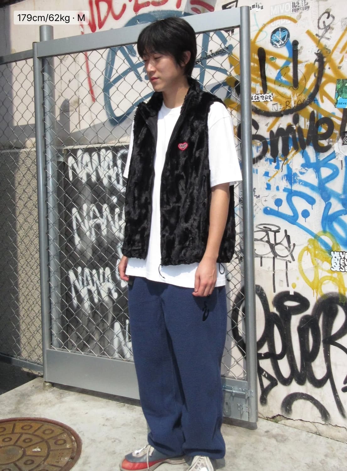 예스아이씨 Boa Fleece Nomadic Pants Blueberry 상품이미지3