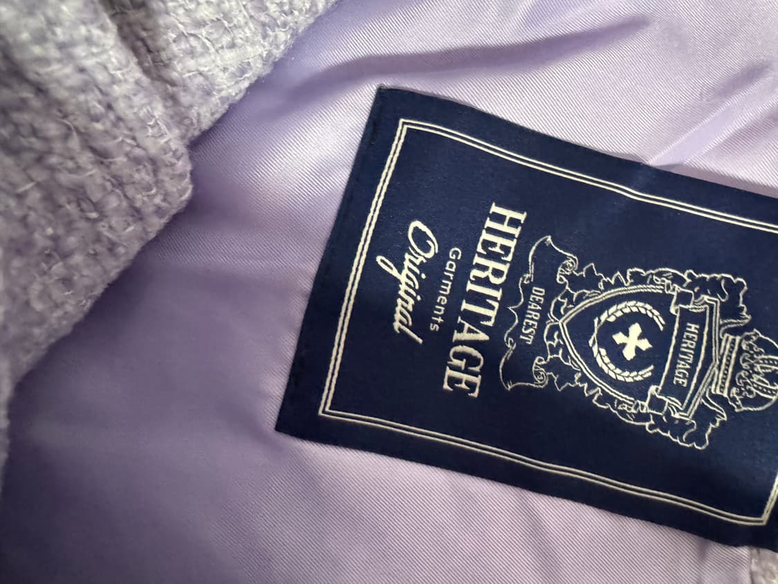 여성 디어리스트 메이비베이비 고급 트위드 자켓 하객룩 상품이미지3