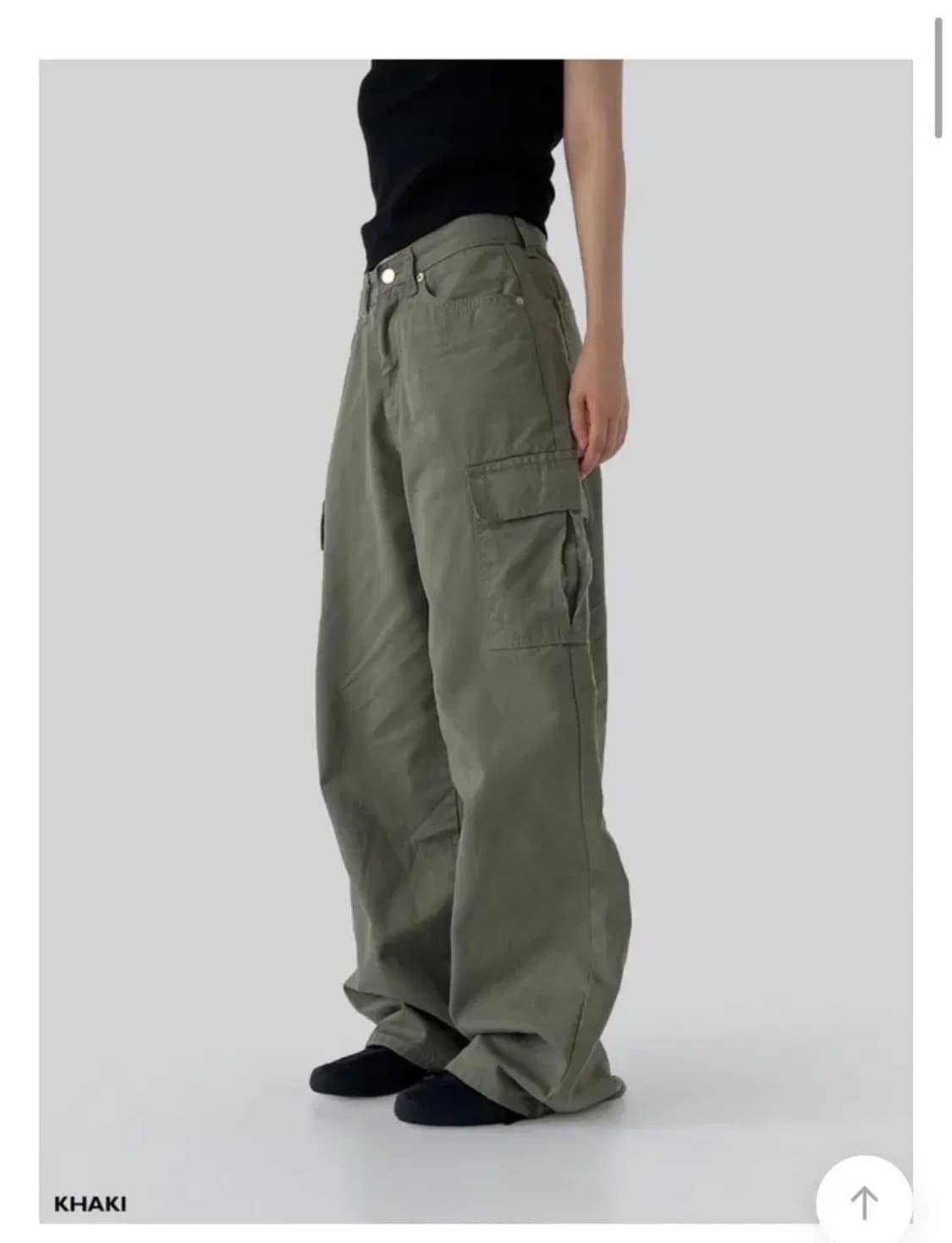 어텀 카고팬츠 카키 상품이미지2