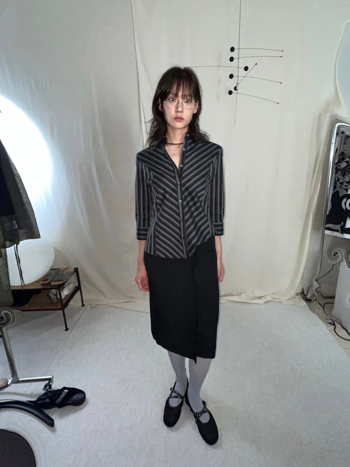 Isabel Marant 드레이프 미디 스커트 상품이미지1