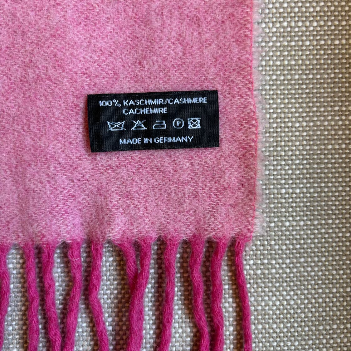 루이까또즈 Louis Quatorze 독일제 캐시미어 100% 투톤 핑크 상품이미지5