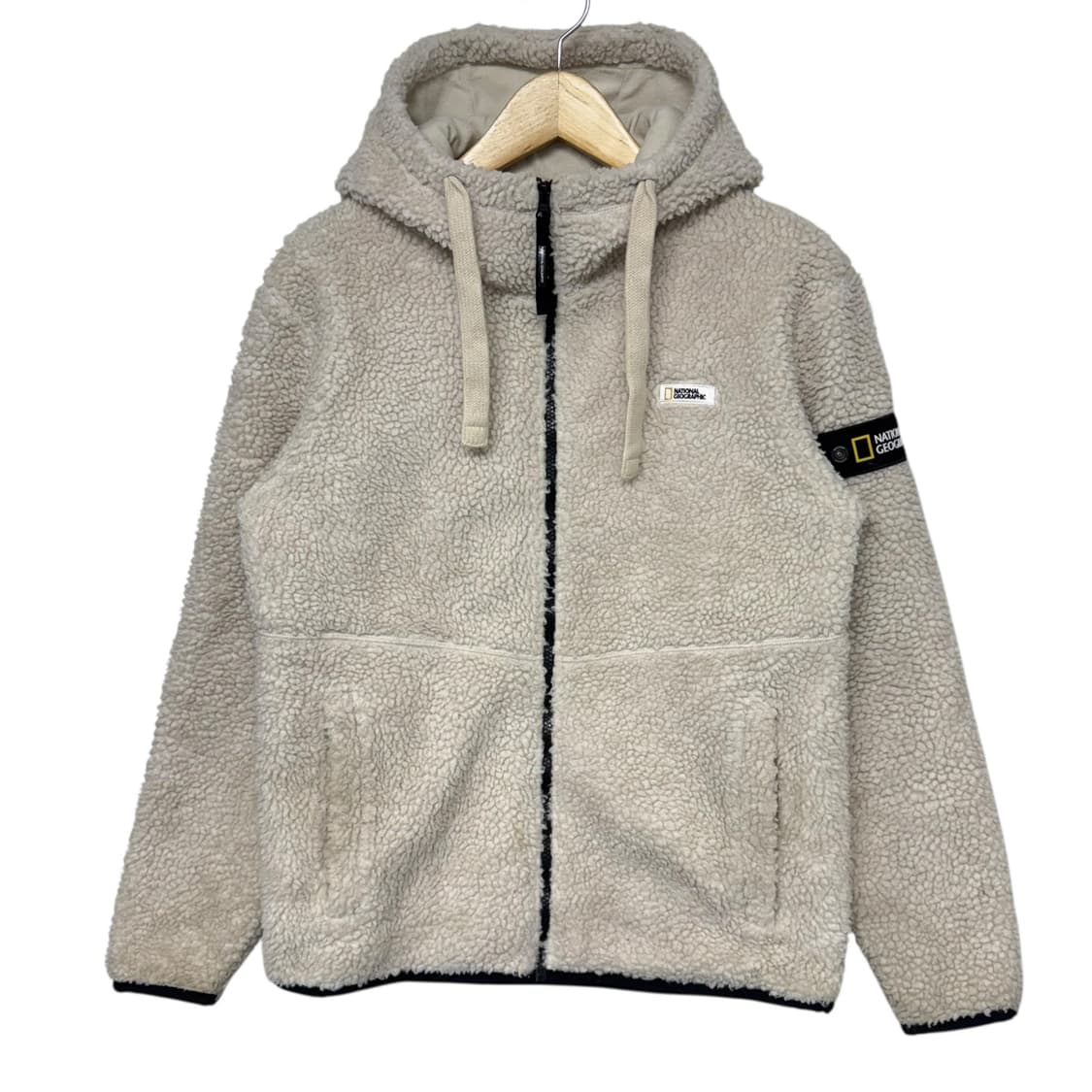 네셔널지오그래픽 와펜 뽀글이 후리스자켓 상품이미지1