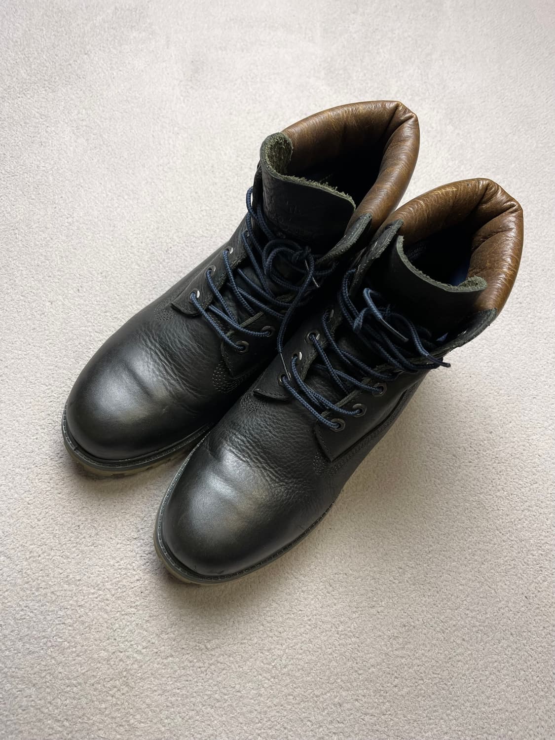 [10] 팀버랜드 6인치 부츠 레더 블랙 -280-285 상품이미지2