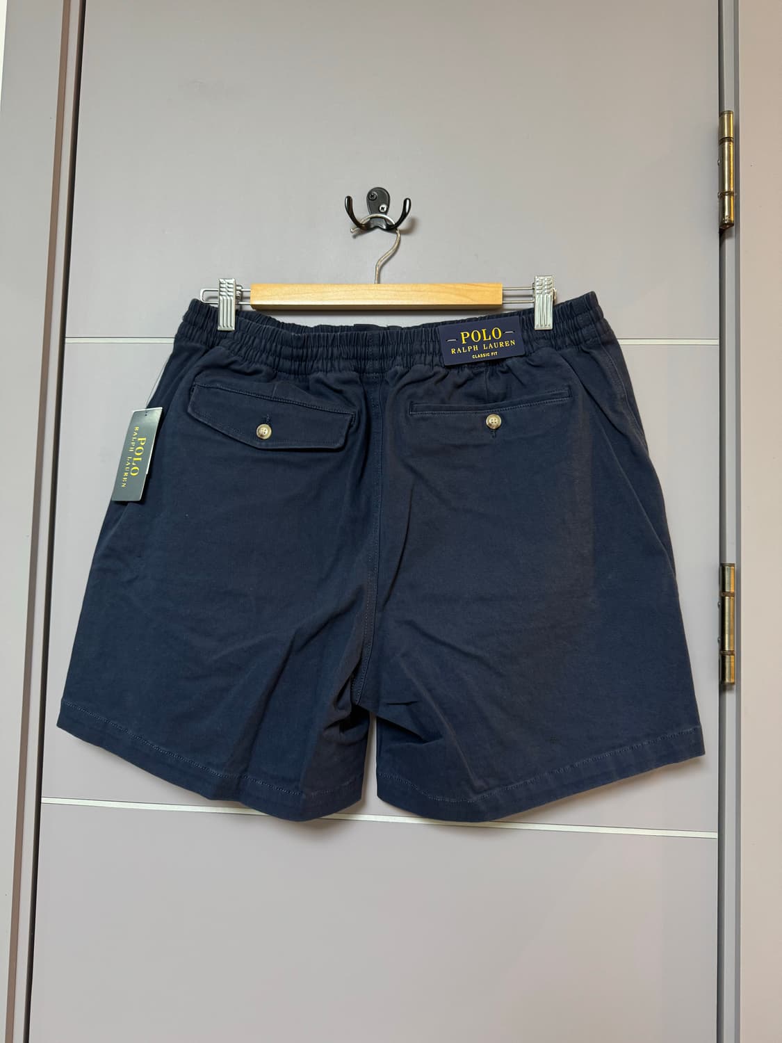 폴로 프렙스터 쇼츠 L 네이비 / 블랙 큐알택 새상품 상품이미지2