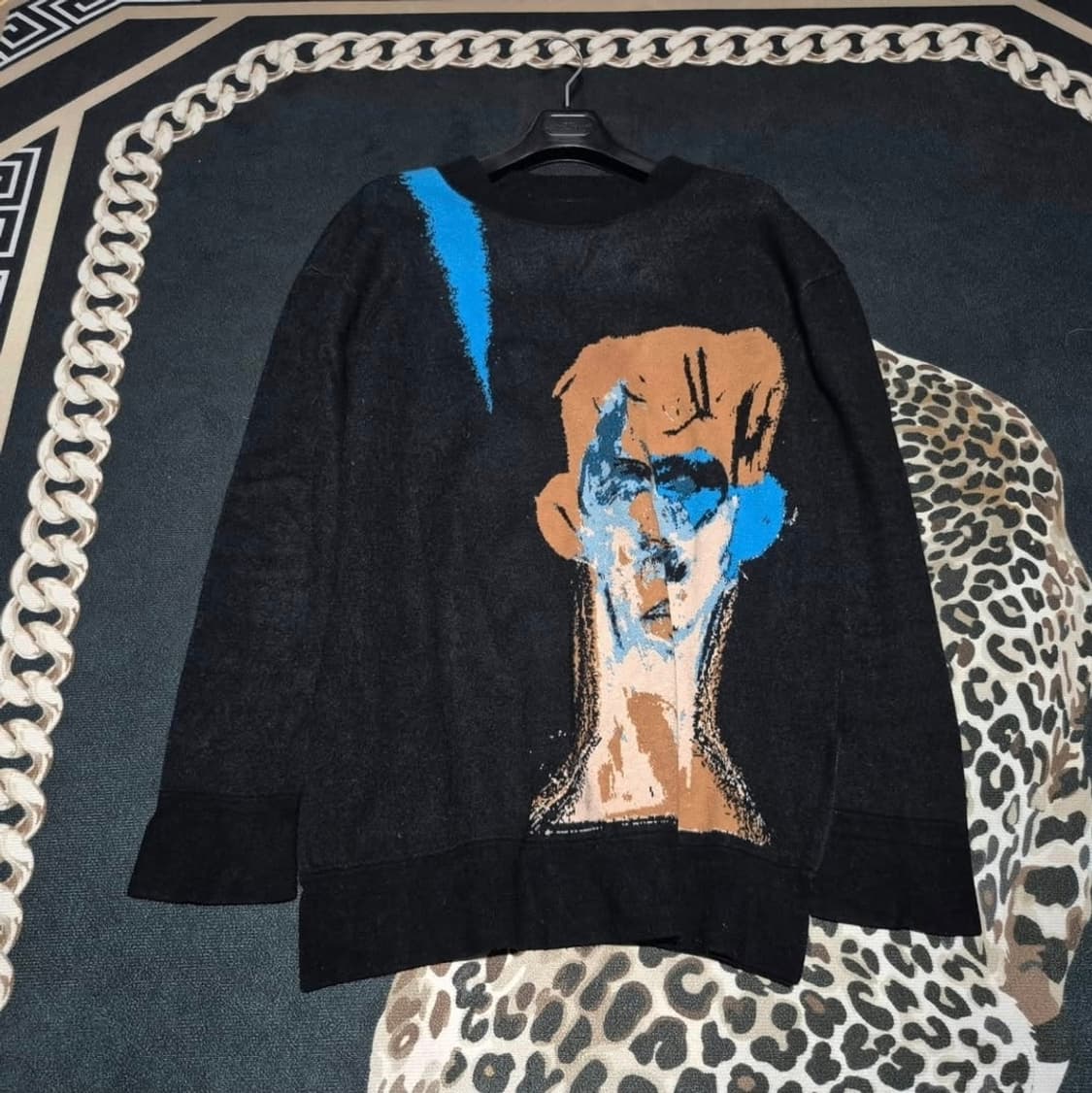 시스템 옴므 X 권철화 드로잉 니트 L 정품 상품이미지1