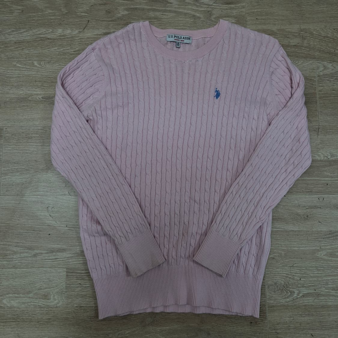 US 폴로 아센 케이블 꽈배기 니트 M(95) 상품이미지1