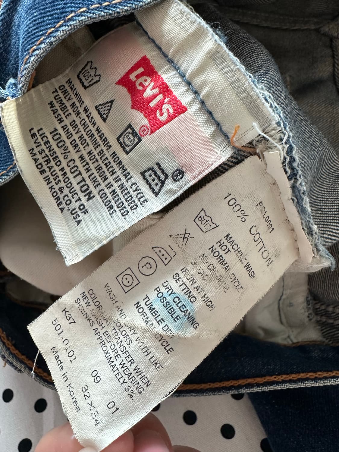 리바이스 00‘s 501 데님팬츠  상품이미지7