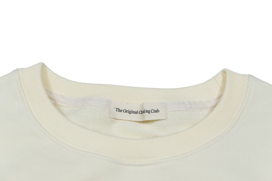 더오리지널클로딩클럽 수피마 코튼 스웨트셔츠 상품이미지3