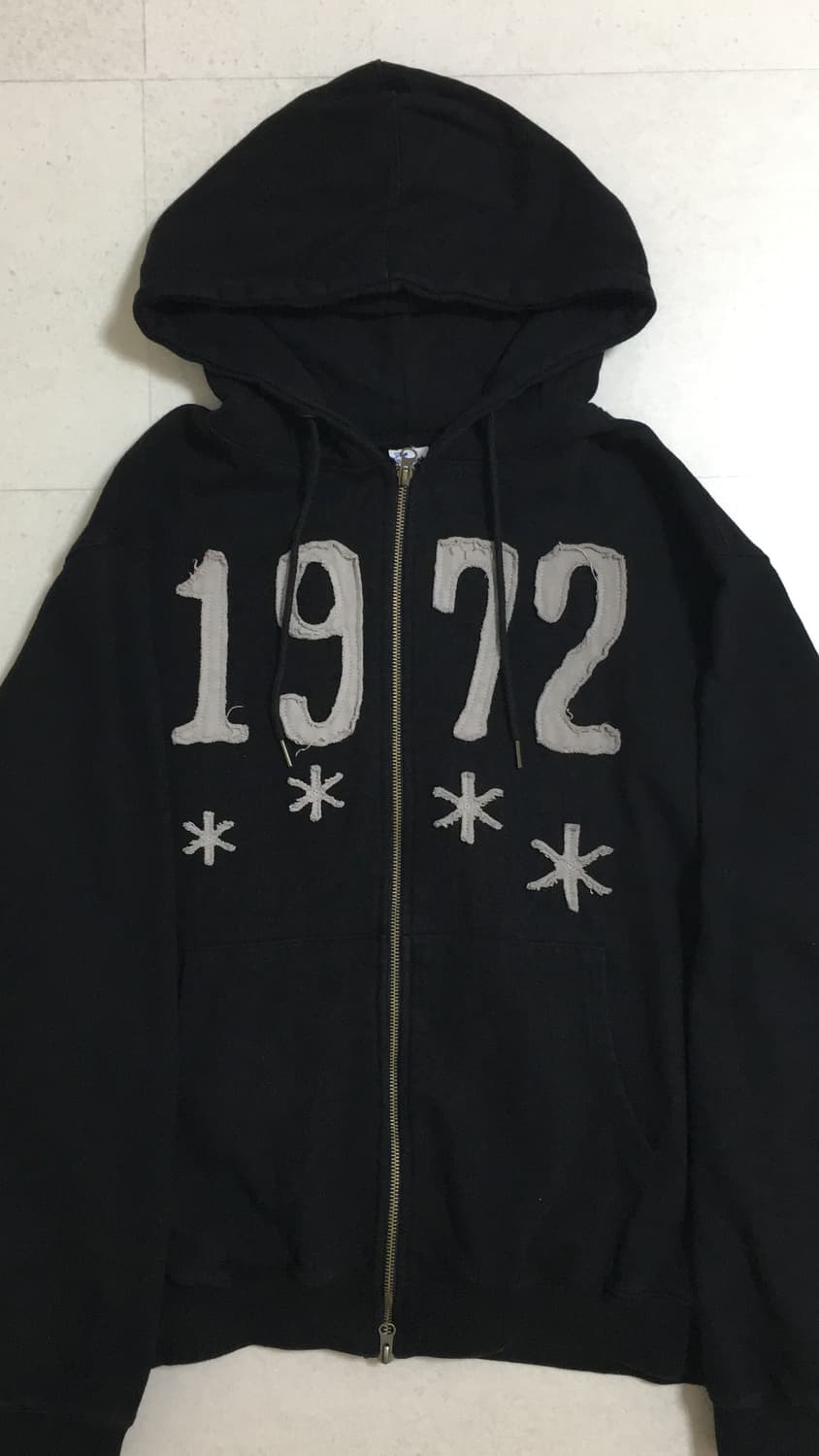 TCM 1972 hooded zip-up(black)  L 상품이미지1