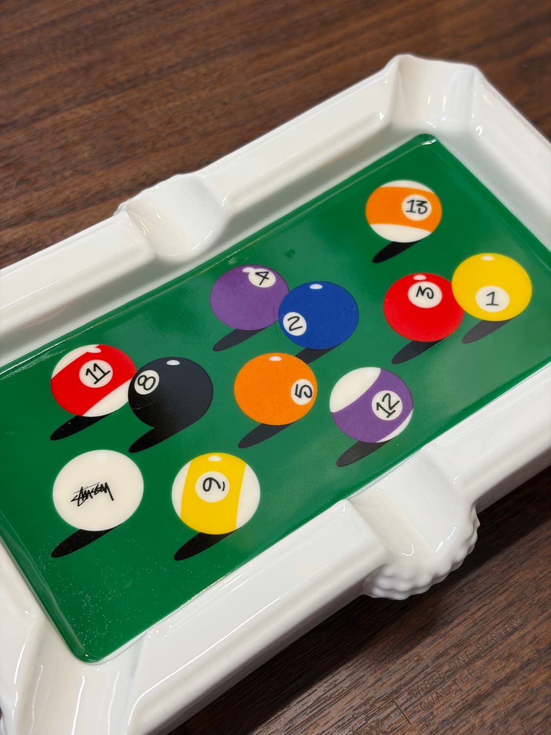 스투시 빌리아드 애쉬트레이 화이트 상품이미지2