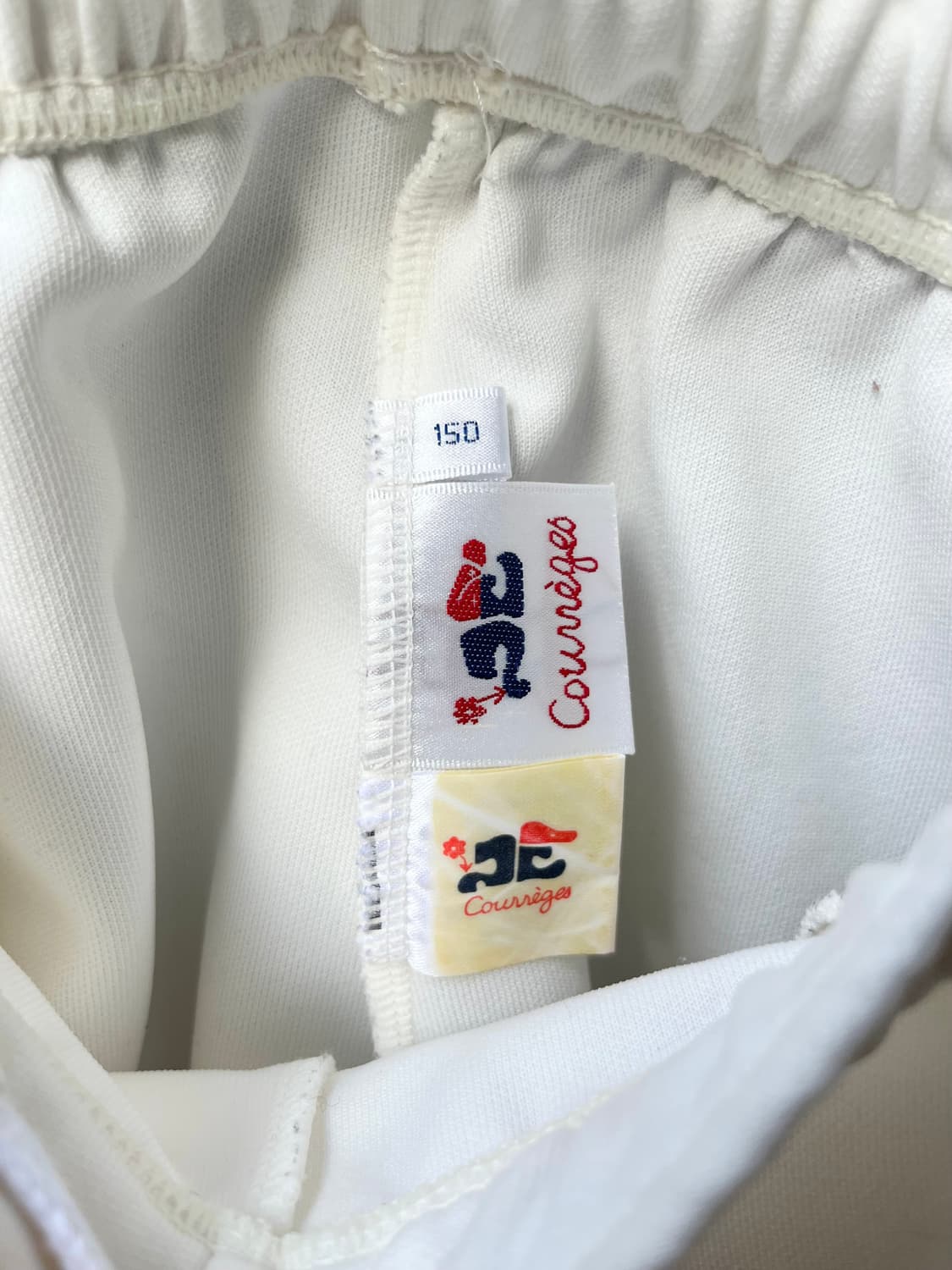 COURREGES 꾸레쥬 로고 팬츠 아이보리 S 상품이미지9