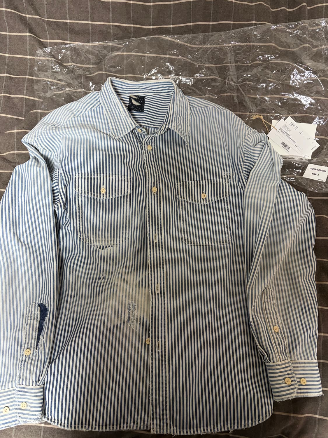 [2] 비즈빔 visvim 파이오니어 히코리 셔츠 상품이미지1