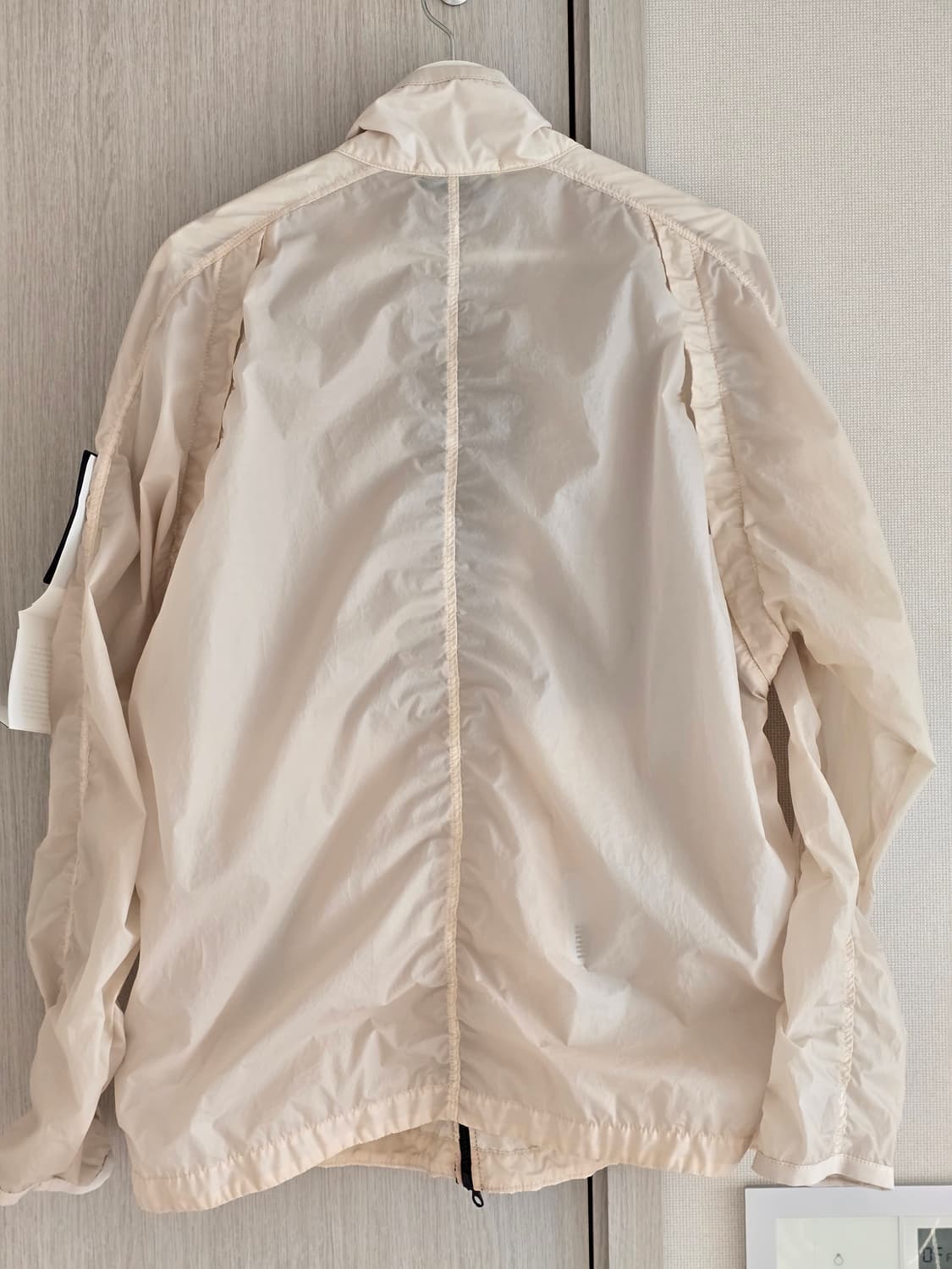 스톤아일랜드 19ss 라미 바람막이 아이보리 XL 상품이미지5