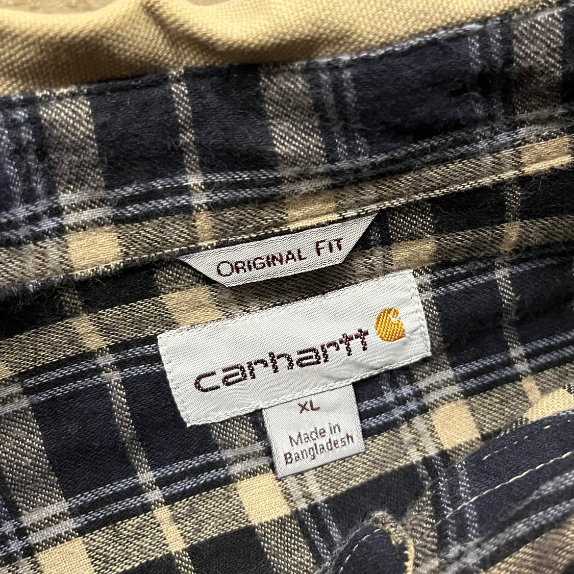 Carhartt 플란넬 라인드 워크 셔츠 (110) 상품이미지5