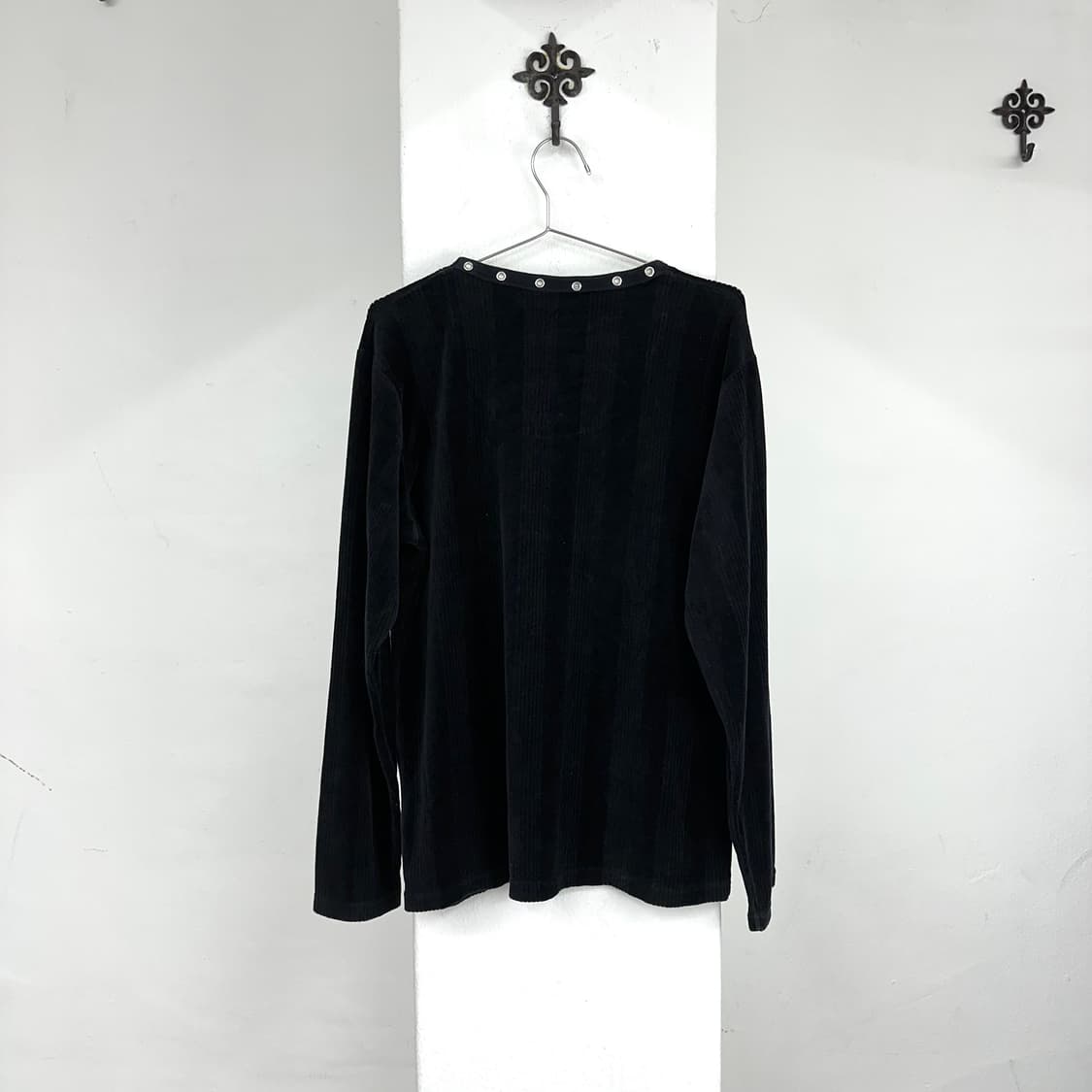 Beaumere printing velvet long sleeve 상품이미지4