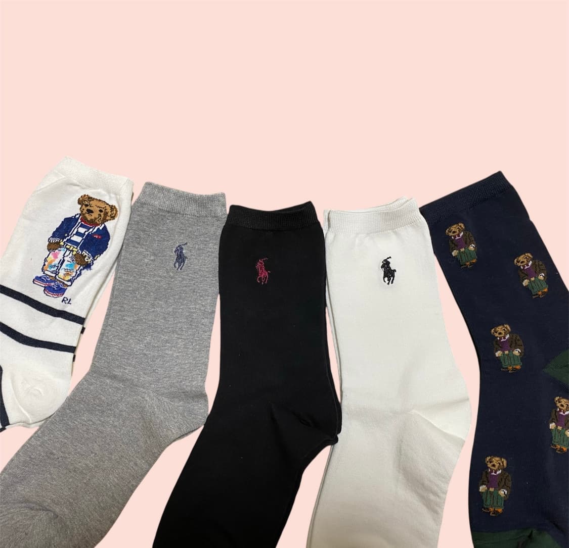 폴로랄프로렌 베어 여성 양말 세트 상품이미지2