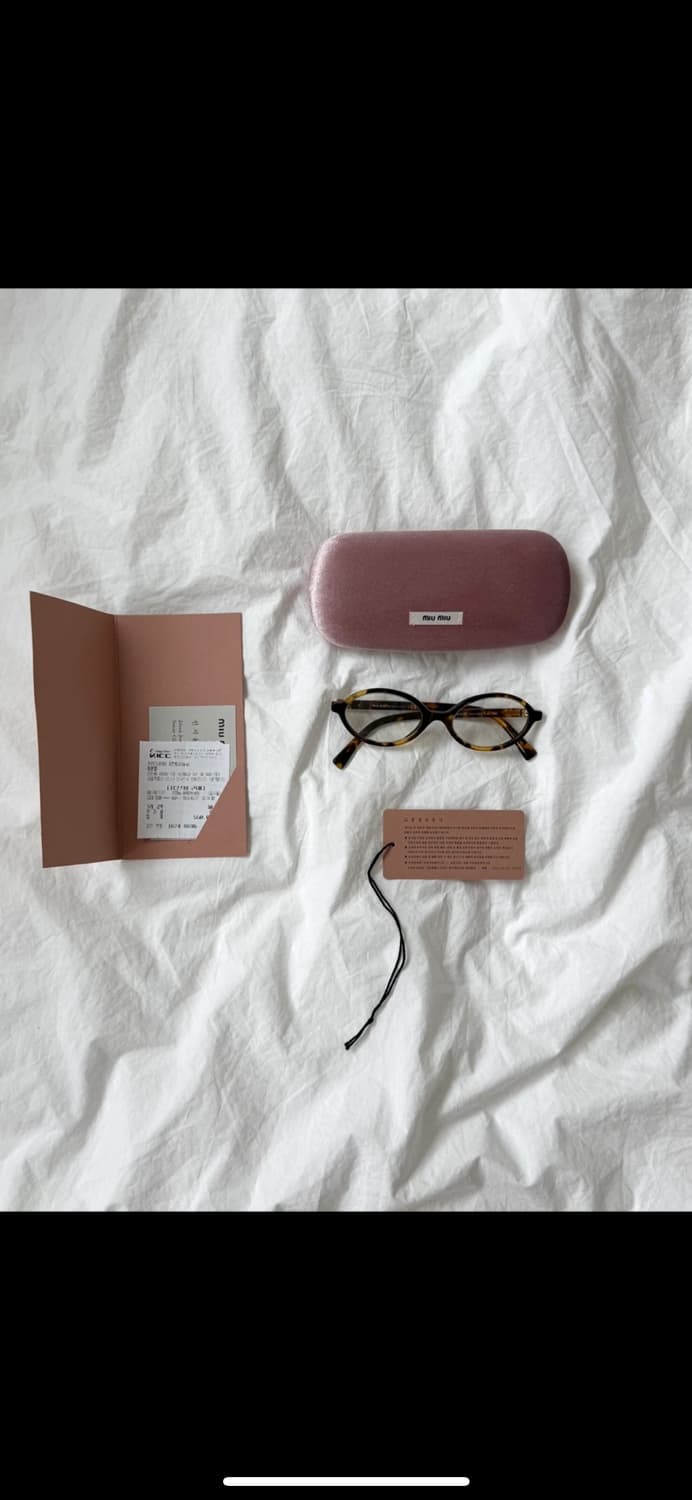 미우미우 안경 톨토이즈쉘 상품이미지2