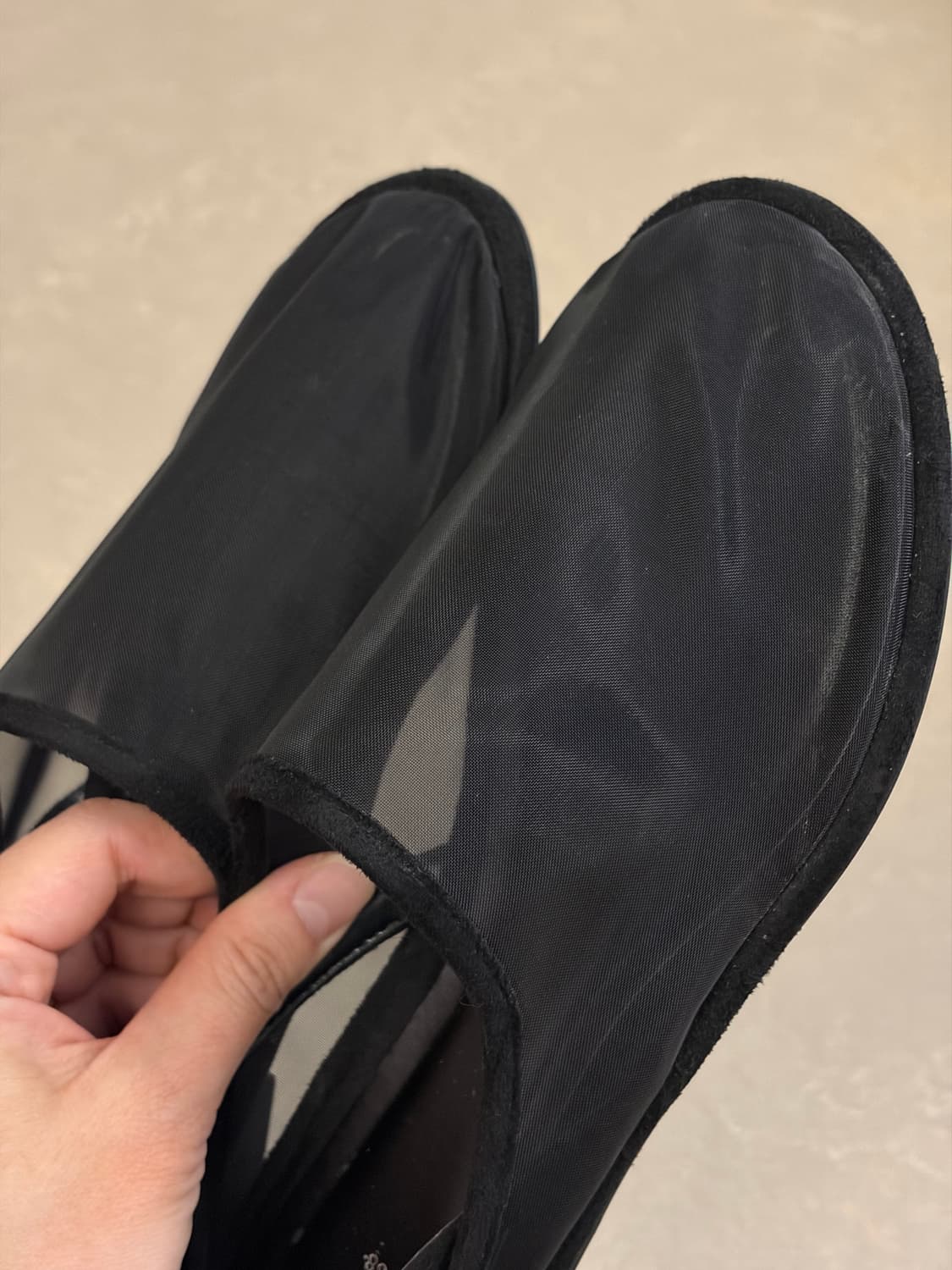 자라 메쉬 뮬 블랙 38 상품이미지6