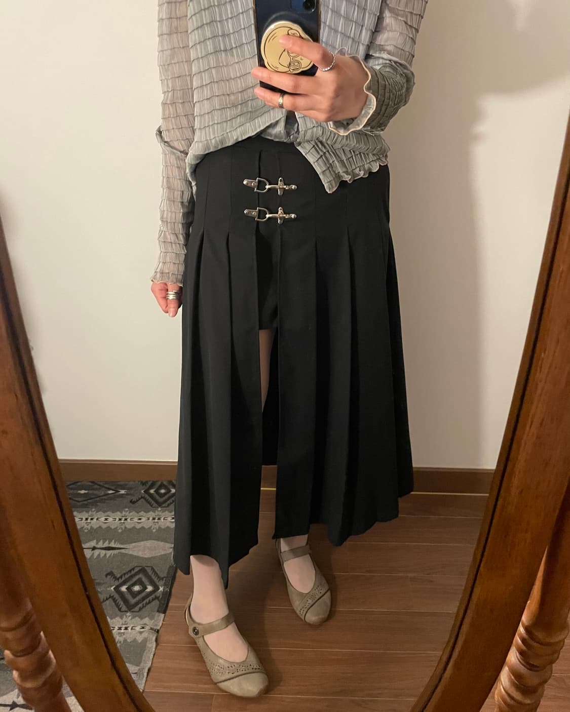 Buckle skirt-pants 상품이미지8