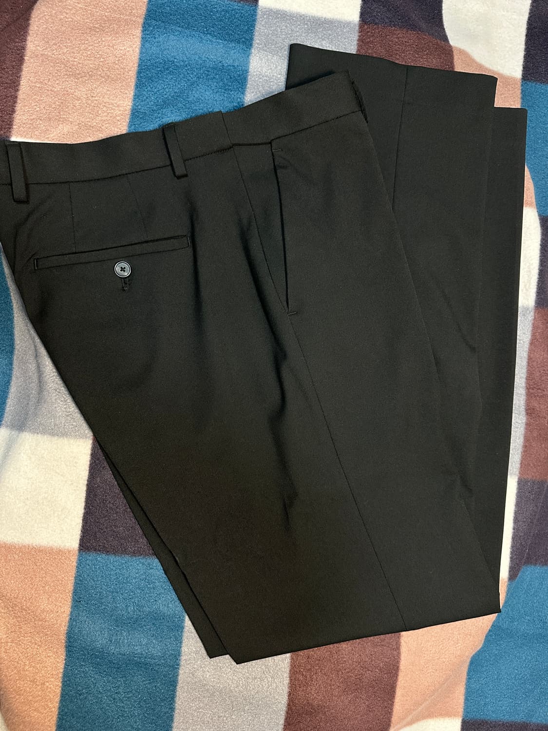 [무탠다드] 세미 와이드 히든 밴딩 슬랙스 [블랙] - 33 상품이미지2