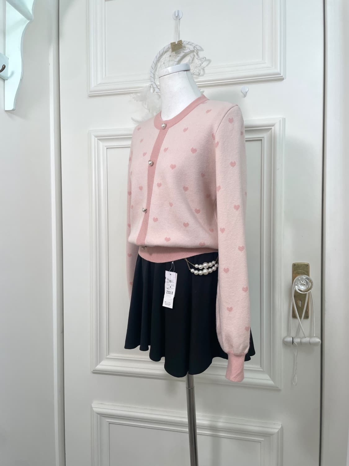 black pearl charm flare mini banding ski 상품이미지8