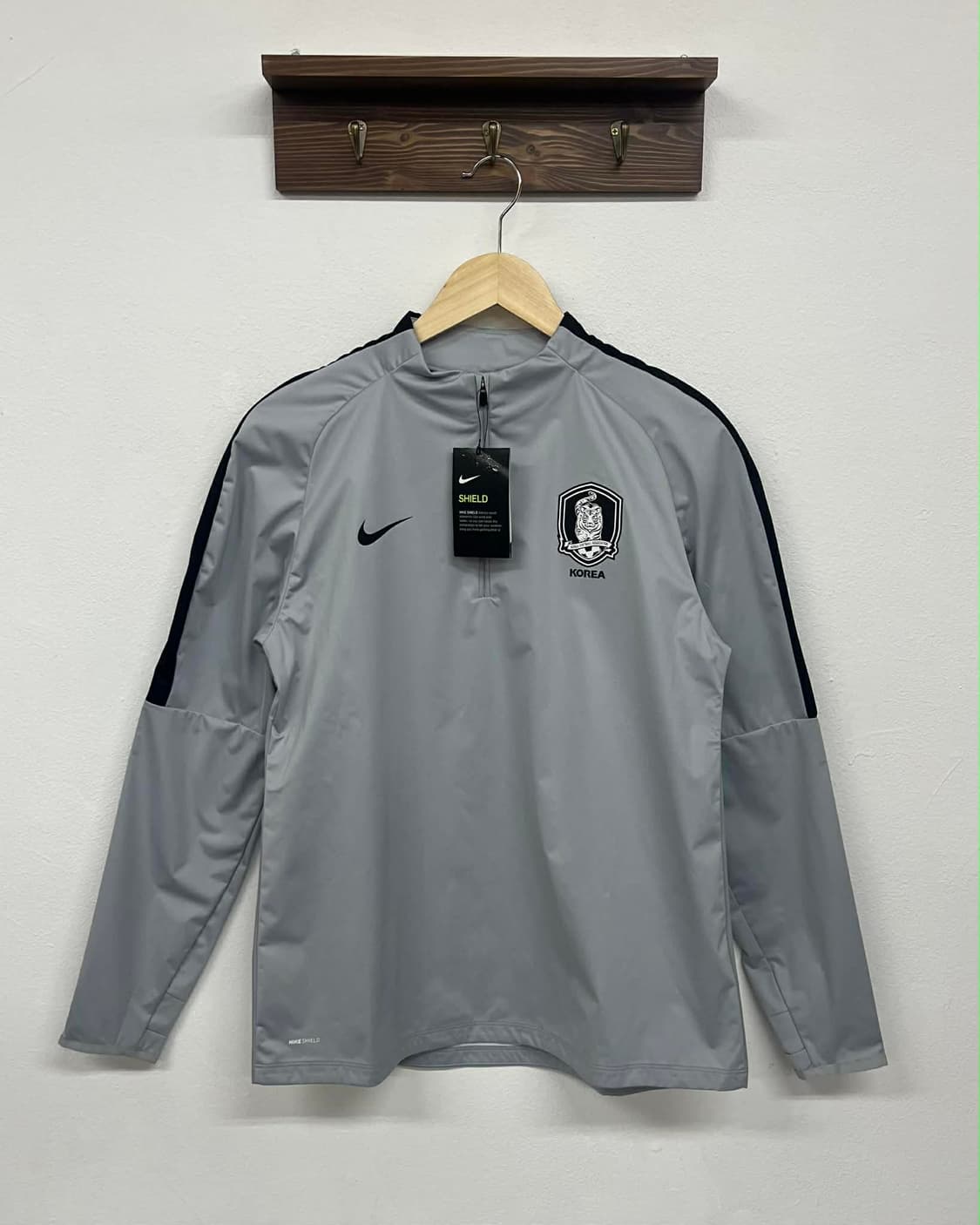[XL] 나이키 한국 국대 쉴드탑 긴팔 져지 하프 집업 상품이미지1
