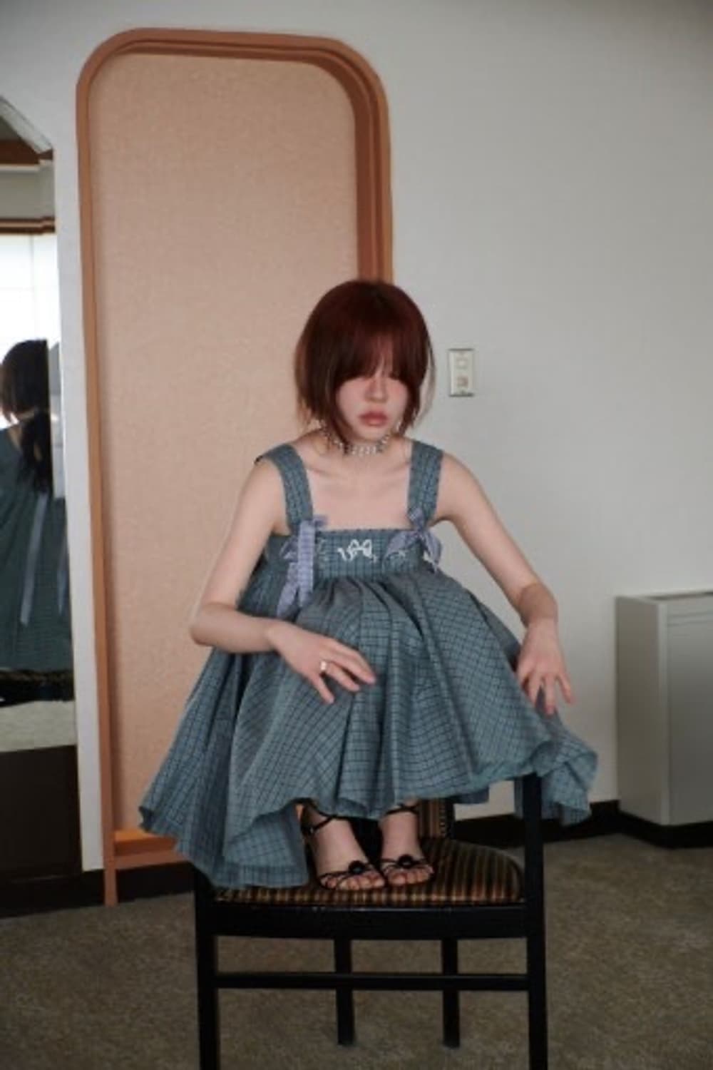 프레클 코르셋 미니 드레스 상품이미지1