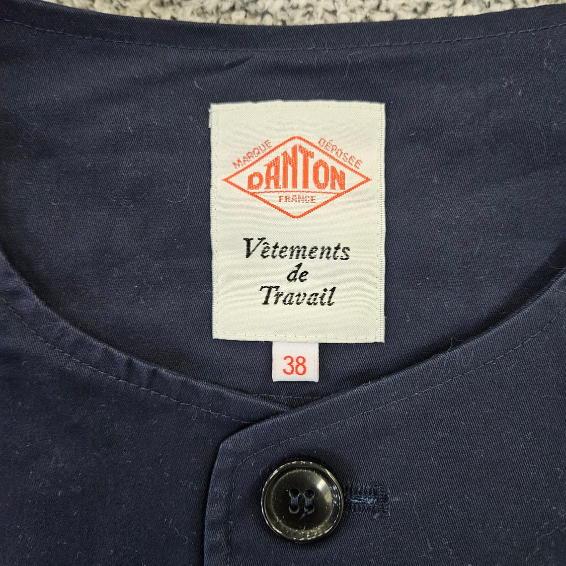 [38(M)] DANTON 단톤 칼라리스 코튼 숏 자켓 0102YH1 상품이미지2