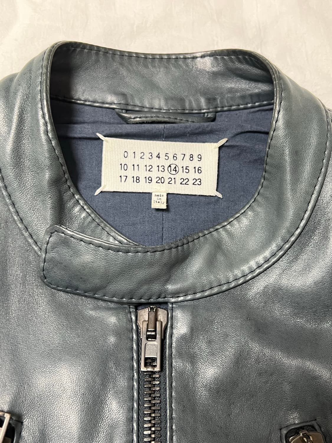 마르지엘라 5zip 가죽 자켓 팝니다. 상품이미지6
